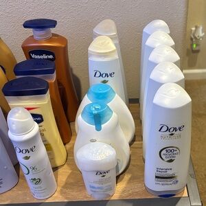 Dove shampoo and conditioner/Nivea / baby doveCollection – Nourishing Daily Care